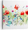Bild auf Leinwand - Leinwandbild - Blumen Wiese Blatt Natur Produktbild-Vorschau 1