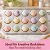 Edelstahl Muffinform 2er-Set Muschelform und Klassisch Anteprima dell’immagine prodotto 4