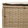 vidaXL Záhradné stoličky 2 ks béžové a krémové 38 x 38 x 45 Náhľad obrázku produktu 7