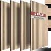 tectake Akustické panely, sada 4 ks, dřevěný vzhled, Náhled obrázku produktu 9