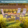 CASARIA 4er Set Aluminium Garten- & Campingstuhl, Produktbild-Vorschau 6