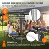 ECD Germany Pavillon 3x6 m Anthrazit Wasserdicht Stabil Produktbild-Vorschau 7
