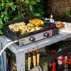 Plancha à gaz SOLIA 200 2 brûleurs 4,25kW Voir les images du produit 8