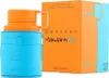 A bottle of Armaf Odyssey Mandarin Sky Eau de Parfum for men and its packaging are displayed against a white background. Podgląd zdjęcia produktu