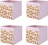4x Dröna Ikea Fach Triangel rosa/gelb Box für Regal Kallax Produktbild-Vorschau 1