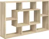 Scaffale a parete rovere Sonoma 85x16x52,5 cm materiale a Anteprima dell’immagine prodotto 3