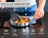 DIVORY Edelstahlpfanne 16 cm unbeschichtet – Ohne PTFE, Produktbild-Vorschau 2