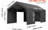 VEVOR Carport, 3,05x6,09x2,87 m Autoüberdachung, Zeltgarage Produktbild-Vorschau 8