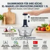 Manueller Gemüse und Obstschneider, Multizerkleinerer 1,5L Produktbild-Vorschau 2