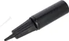 A black air pump with a white nozzle attachment on a white background. Voir les images du produit
