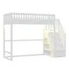 Flieks Etagenbett 90x200cm mit Stauraumtreppe, Kinderbett Produktbild-Vorschau 8