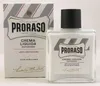 A bottle of Proraso aftershave cream and its packaging are displayed against a white background. Produktbild-Vorschau