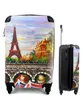 MuchoWow® Koffer Handgepäck Trolley Rollkoffer Kleine Produktbild-Vorschau 1