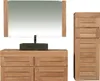 Teako Design Badmöbel Set Sunne 120 cm Teakholz mit Schrank Produktbild-Vorschau 1
