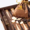 Griechisches Backgammon, 38 x 23 cm, Intarsien aus Walnuss- Produktbild-Vorschau 7
