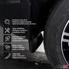 Bavettes pour Peugeot Partner Tepee 2008-2018 ABS 4x Voir les images du produit 3