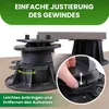 Plattenlager PRO mit Gefälleausgleich bis zu 7% für Produktbild-Vorschau 5