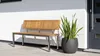 ALEOS. Gartengarnitur Edelstahl Teak Set mit Esstisch Produktbild-Vorschau 4
