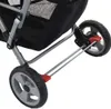 Tandem-Kinderwagen Stahl Rosa und Schwarz Produktbild-Vorschau 7