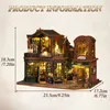 DIY-Miniatur-Puppenhaus-Bausatz, Puppenhaus-Bausatz aus Produktbild-Vorschau 6
