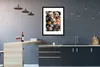 MuchoWow® Gerahmtes Poster Katze - Design - Braun - Grau - Produktbild-Vorschau 5