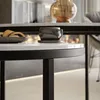 Runder Couchtisch SELAVI 2in1 Schwarz / Weiß Marmour Produktbild-Vorschau 8