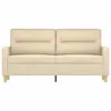 The Living Store 2-Sitzer-Sofa Creme 140 cm Stoff Produktbild-Vorschau 4