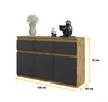 NOAH – Comò / Credenza con 3 cassetti e 3 ante – Rovere Anteprima dell’immagine prodotto 2