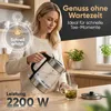 ProfiCook PC-WKS 1322 G Wasserkocher 1 7 l 2200 W Silber  Produktbild-Vorschau 2