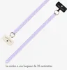 Selencia Kort Polskoord - Ketting - Violet Voir les images du produit 5