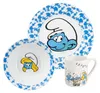 Die Schlümpfe Frühstücksset für Kinder - Geschirr Set Produktbild-Vorschau 1