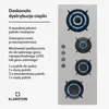 Płyta gazowa Klarstein Goldflame 4 Slim, 4 palniki, do Podgląd zdjęcia produktu 3