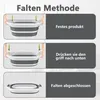 LARS360 Faltbarer 26 Liter Wäschekorb aus Kunststoff, Produktbild-Vorschau 6