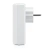 A white electrical plug adapter is shown from the side against a white background. Anteprima dell’immagine prodotto