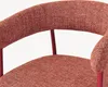 Esszimmerstuhl 'Huk' 2er Set gepolstert Textil Metallbeine Produktbild-Vorschau 9