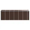 VidaXL Casetta da giardino 191x555x198 cm in acciaio Anteprima dell’immagine prodotto 5
