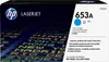 HP 653A Azurová originální tonerová kazeta LaserJet, 16500 Náhled obrázku produktu 3