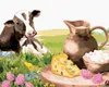 Zuty - Malen nach Zahlen - KUH UND IHR PICKNICK, 40x50 cm, Produktbild-Vorschau 1