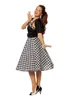 W4149-42 schwarz-weiß Damen Petticoatkleid Boogie Woogie Produktbild-Vorschau 2