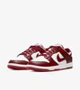 Nike Dunk Low Retro - Herren Sneakers Schuhe Leder Rot-Weiß Produktbild-Vorschau 10