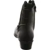 A black boot shown from the back on a white background. Voir les images du produit