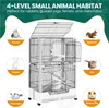 Yaheetech Nagerkäfig Kleintierkäfig abnehmbar mit 4 Ebenen Produktbild-Vorschau 6