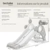 Toboggan pliable JOY pour enfants avec panier de basket - Voir les images du produit 6