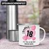 Trendation - 18. Geburtstag Emaille Tasse Geschenk Mädchen Produktbild-Vorschau 3