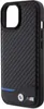 BMW Leder Carbon Blue Line - iPhone 15 Hlle (Schwarz) Produktbild-Vorschau 6