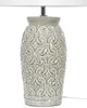 BELIANI Lampa stołowa szara ceramiczna 48 cm z abażurem Podgląd zdjęcia produktu 6