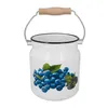 Kuketo | 3 l Emaille Milchkanne mit Deckel – Produktbild-Vorschau 4