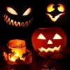 com-four® 2x LED-pompoenlampjes voor Halloween - Productafbeelding-voorbeeld 3