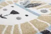 Spielteppich Kinderzimmer Löwe Indianer Zelt Kaktus Zebra Produktbild-Vorschau 4