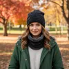 Mütze Herren Damen, Winter Warm Beanie Mütze und Loop Schal Produktbild-Vorschau 5